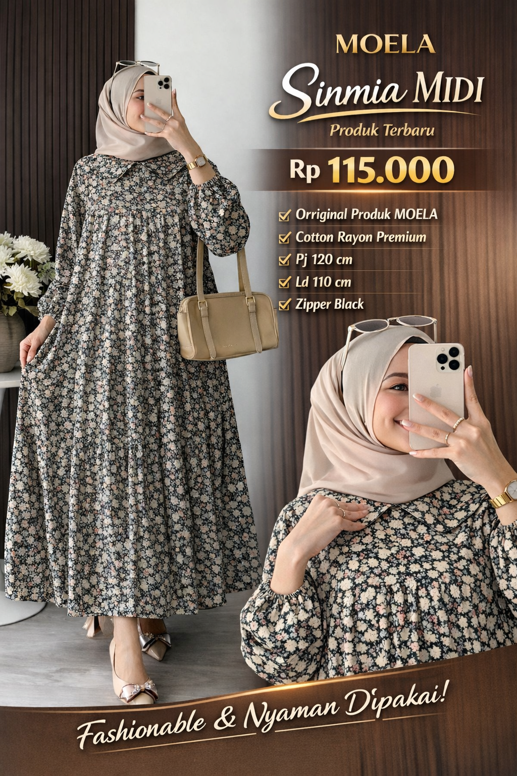 MOELA SINMIA MIDI Produk Terbaru